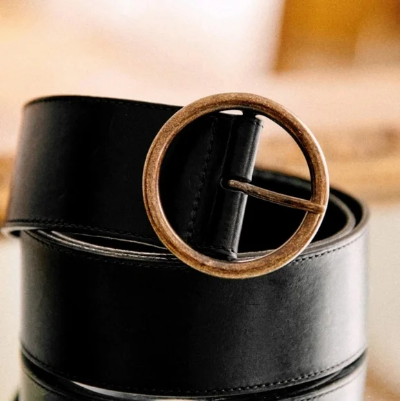 Sezane Alicia Belt Alicia Belt - Natural heritage - Vegetable-tanned smooth  main image 4